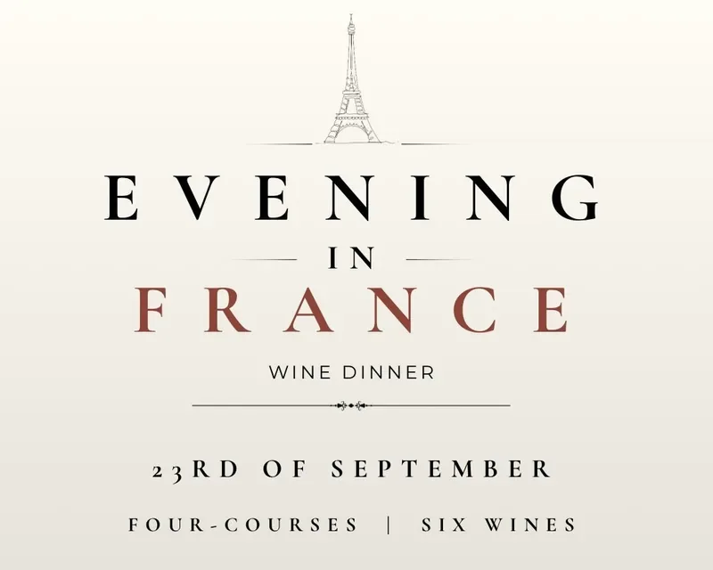 An Evening in France – Wine Dinner